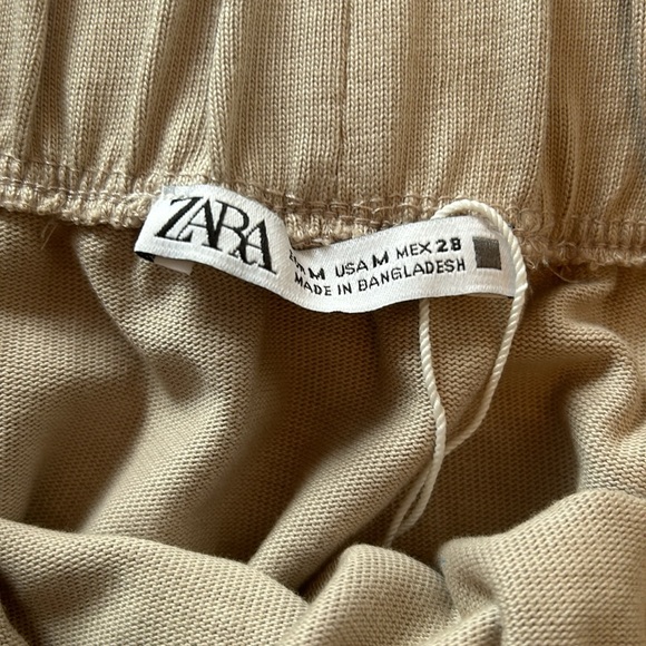 ZARA Slouchy Pull on Baggy Pants size medium - Picture 9 of 10